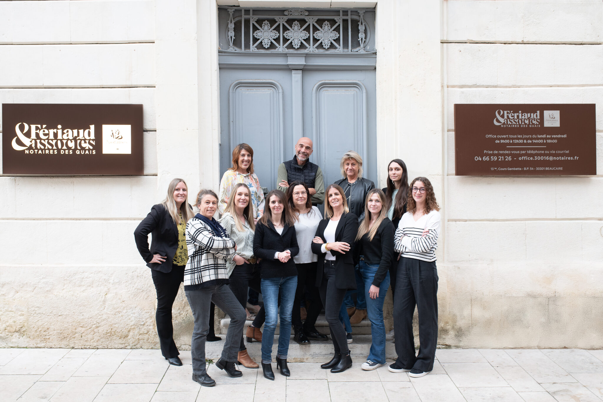 Photo de l'équipe de l'office Notarial Fériaud & Associés à Beaucaire