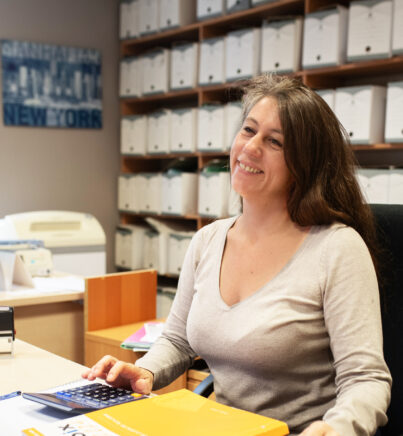 Sandra Forrer, comptable-taxatrice à Beaucaire