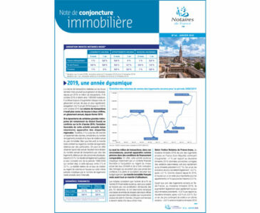 Note de conjoncture immobilière n°46 / Janvier 2020