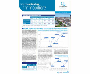 Note de conjoncture immobilière n°50 / Janvier 2021