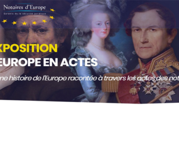 L'exposition "L'Europe en actes"