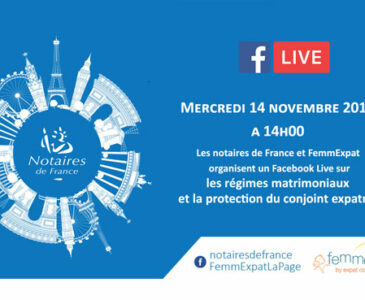 FB Live Expatriation : quel régime matrimonial ? comment protéger son conjoint ?