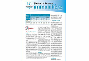 Note de conjoncture immobilière des notaires de france / N22